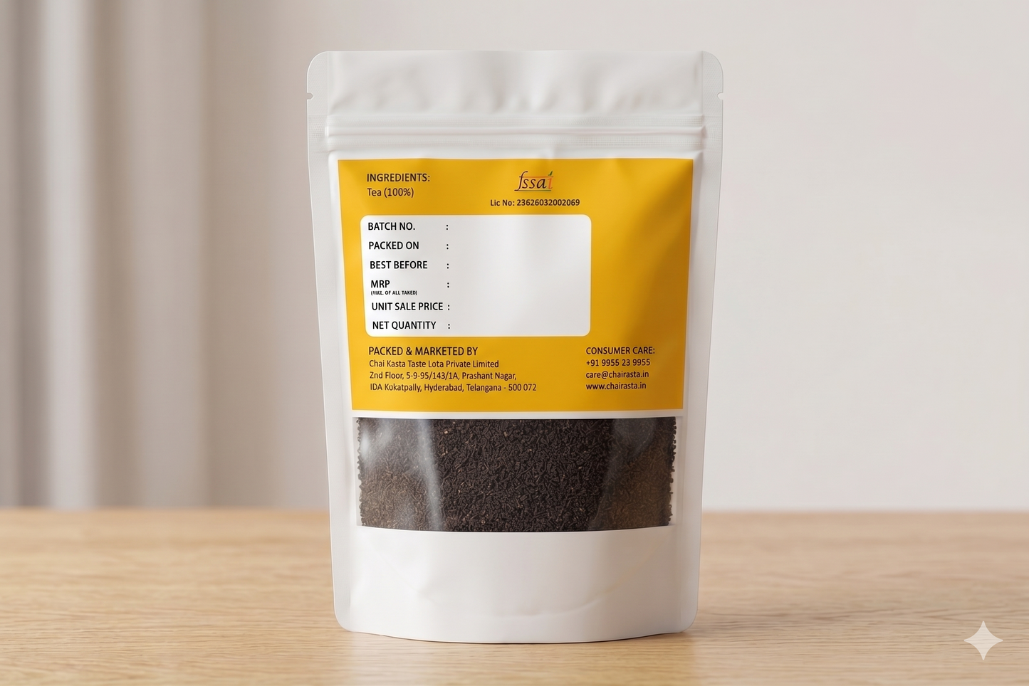 Tea Powder - Yellow Label